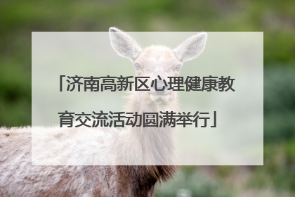 济南高新区心理健康教育交流活动圆满举行