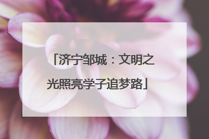 济宁邹城：文明之光照亮学子追梦路