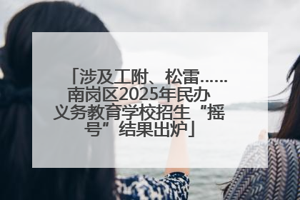 涉及工附、松雷……南岗区2025年民办义务教育学校招生“摇号”结果出炉