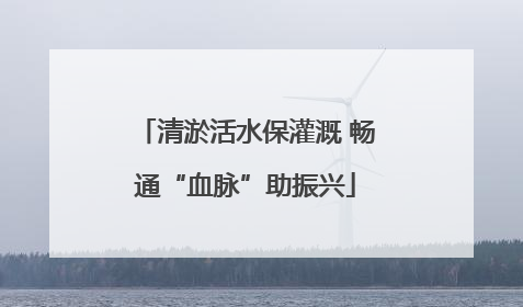 清淤活水保灌溉 畅通“血脉”助振兴