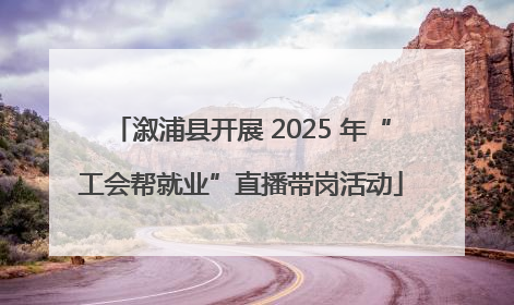 溆浦县开展 2025 年“工会帮就业”直播带岗活动