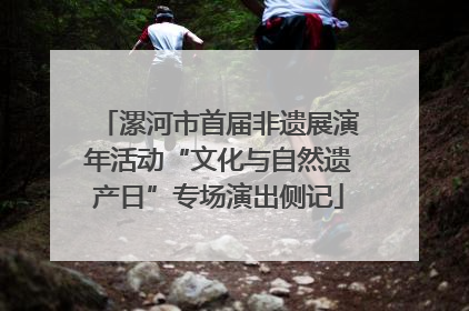 漯河市首届非遗展演年活动“文化与自然遗产日”专场演出侧记