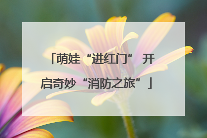 萌娃“进红门” 开启奇妙“消防之旅”