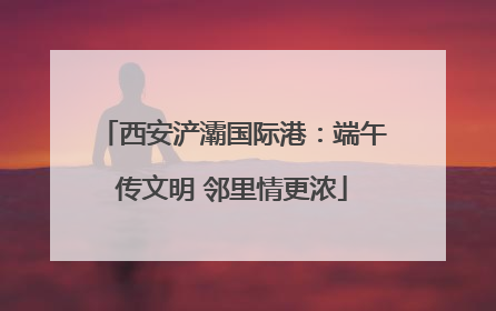 西安浐灞国际港：端午传文明 邻里情更浓