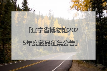 辽宁省博物馆2025年度藏品征集公告