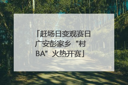 赶场日变观赛日 广安彭家乡“村BA”火热开赛