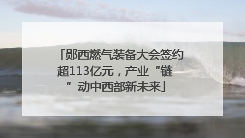 郧西燃气装备大会签约超113亿元，产业“链”动中西部新未来