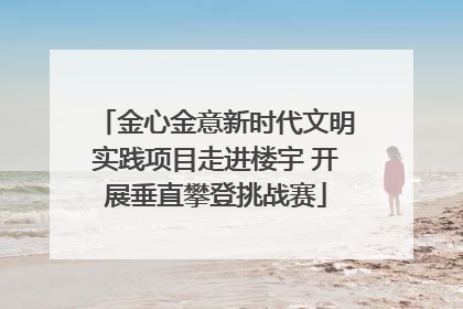 金心金意新时代文明实践项目走进楼宇 开展垂直攀登挑战赛