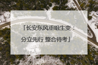 长安东风重组生变：分立先行 整合待考