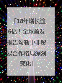 18年增长逾6倍！全球首发报告勾勒中非贸易合作格局深刻变化