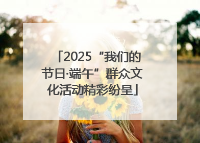 2025“我们的节日·端午”群众文化活动精彩纷呈