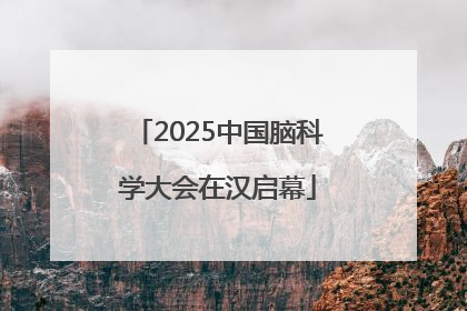 2025中国脑科学大会在汉启幕