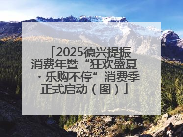 2025德兴提振消费年暨“狂欢盛夏・乐购不停”消费季正式启动（图）
