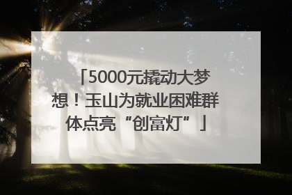 5000元撬动大梦想！玉山为就业困难群体点亮“创富灯”