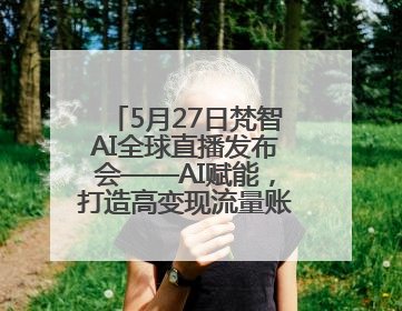 5月27日梵智AI全球直播发布会——AI赋能，打造高变现流量账号的全新纪元